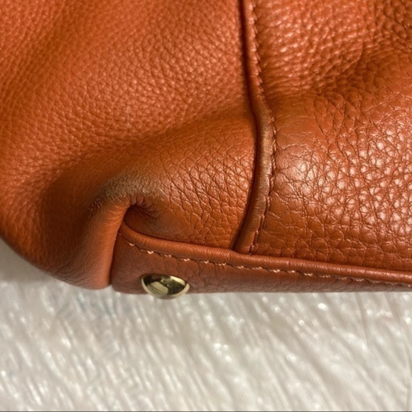 Michael kors authentic orange sienna leather tote bag - Picture 11 of 12